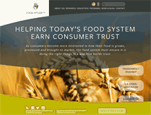 Tablet Screenshot of foodintegrity.org